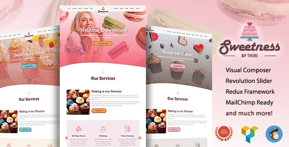 Sweetness – One Page WordPress Theme